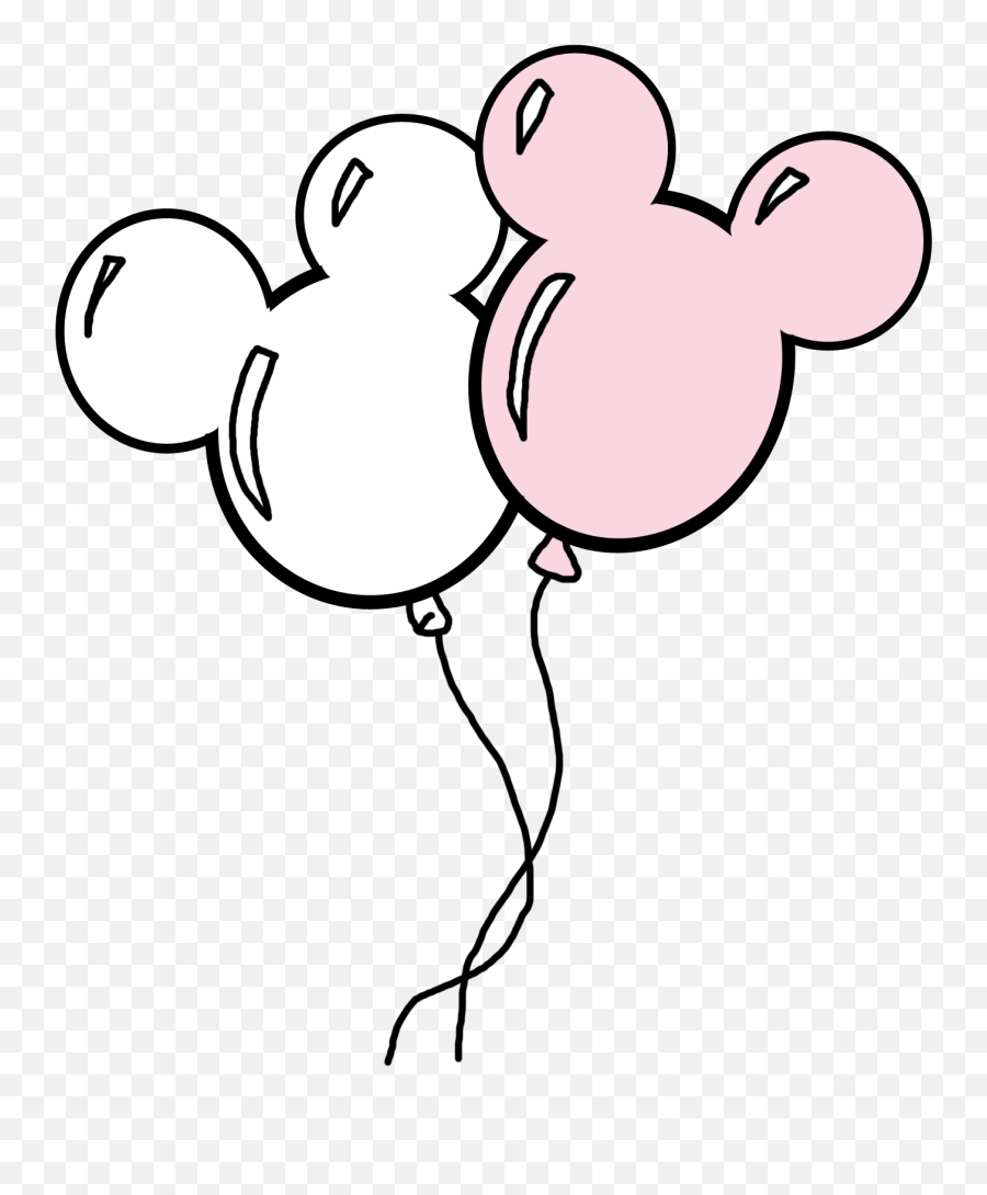 Mickey Gloves Png - Disney Svg Disney Balloon Svg Mickey Silhouette Mickey Balloon Outline Emoji,Minnie Emoji