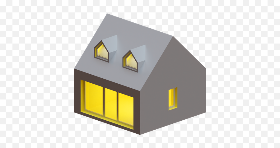 Premium House 3d Illustration Download In Png Obj Or Blend Emoji,Broken House Emoji