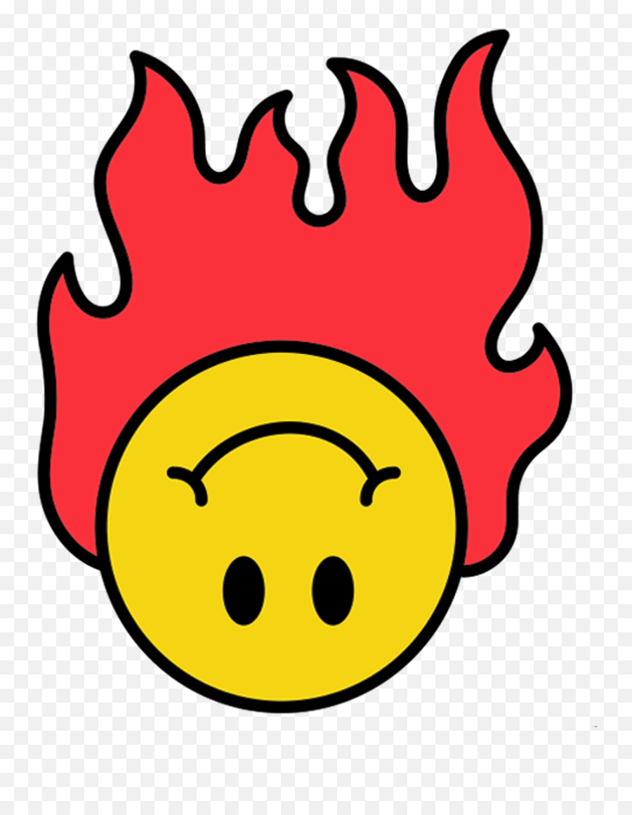 Have A Nice Hangover Everpress Emoji,Red Face On Fire Emoji