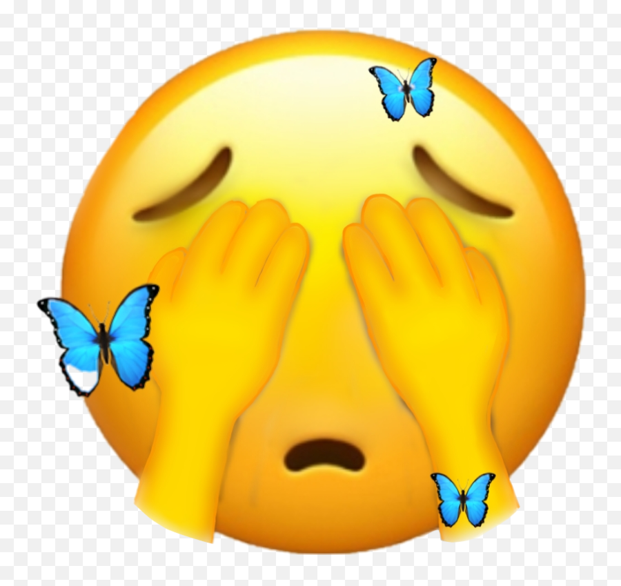Emoji Schmerzen Butterfly Sad Sticker - Happy,Vanilla Emoji