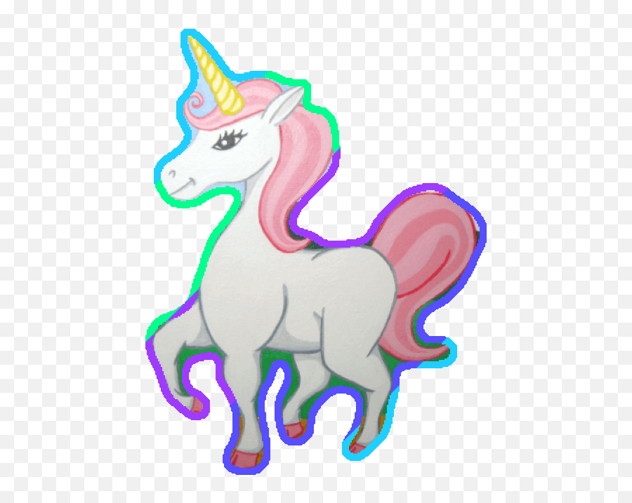 Animated Unicorn Pictures - Transparent Animated Unicorn Gif Emoji,Unicorn Emojis For Android