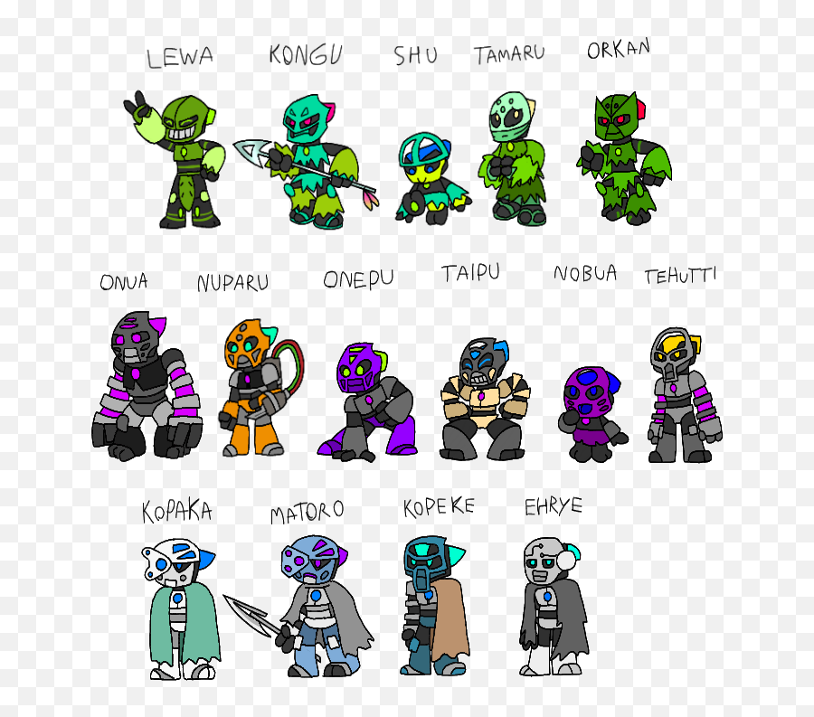Bionicle Animated Matoran Art Concept - General Art Bzpower Concept Art Bionicle Matoran Emoji,Destiny Discord Emoji