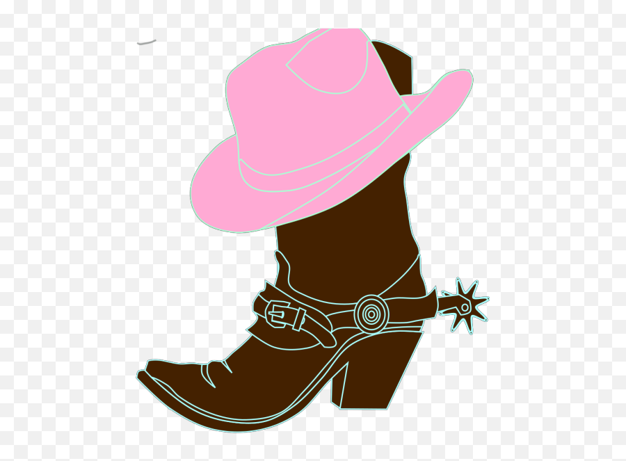 Cowgirl Hat And Boot Png Svg Clip Art - Cowgirl Hat And Boots Clipart Emoji,Cowgirl Emoji