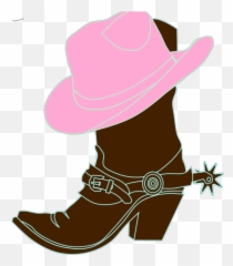 Cowgirl Hat And Boot Png Svg Clip Art - Cowgirl Hat And Boots Clipart Emoji,Cowgirl Emoji
