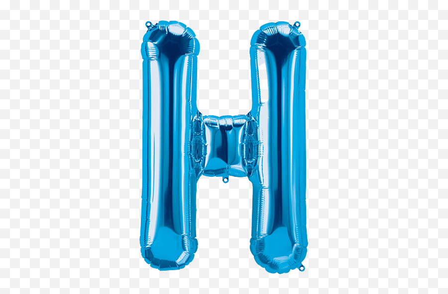 Blue Letter H 34 Balloon - Blue Letter H Balloon Emoji,Letter H Emoji