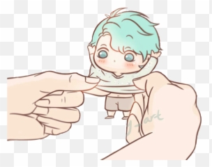 V Jihyun Jihyunkim Cute Chibi Sticker - Fictional Character Emoji,Mystic Messenger V Emojis