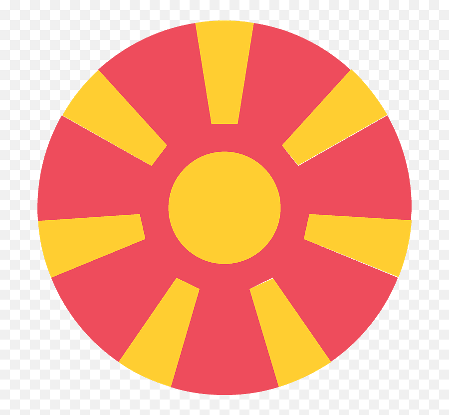 North Macedonia Flag Emoji Clipart - Vertical,North America Emoji