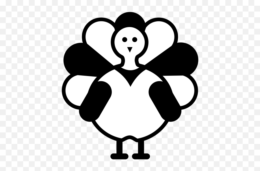 Thanksgiving Bird Icon Png And Svg Vector Free Download - Dot Emoji,Thanksgiving Emojis