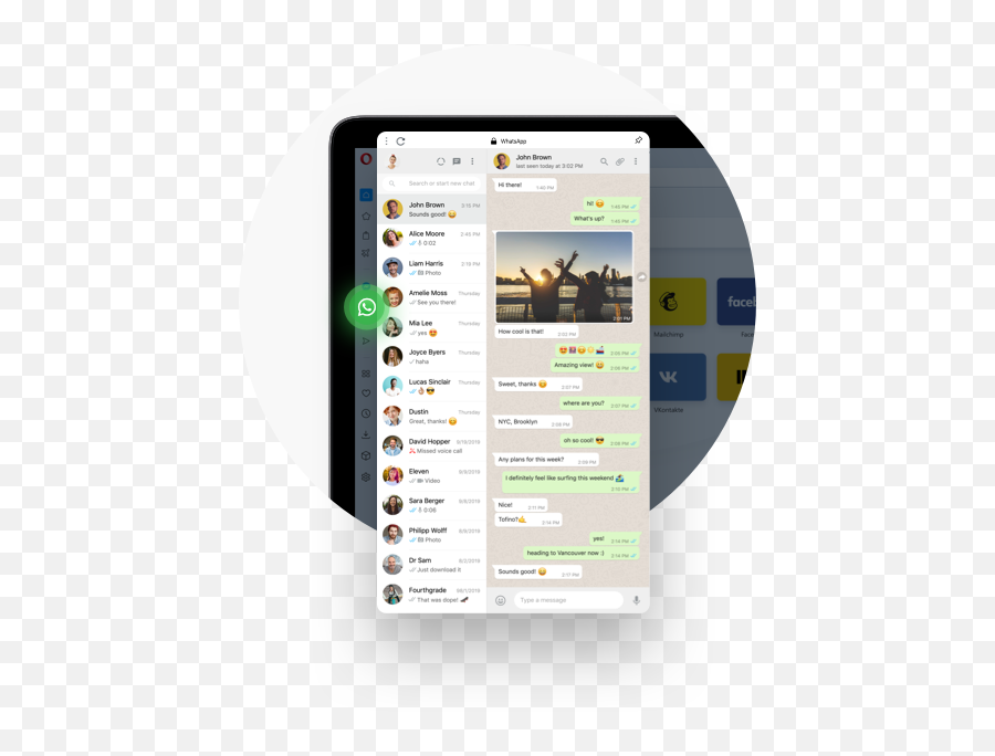 Whatsapp No Navegador Para Computadores Do Opera Opera - Technology Applications Emoji,Baixar Emoticons No Celular