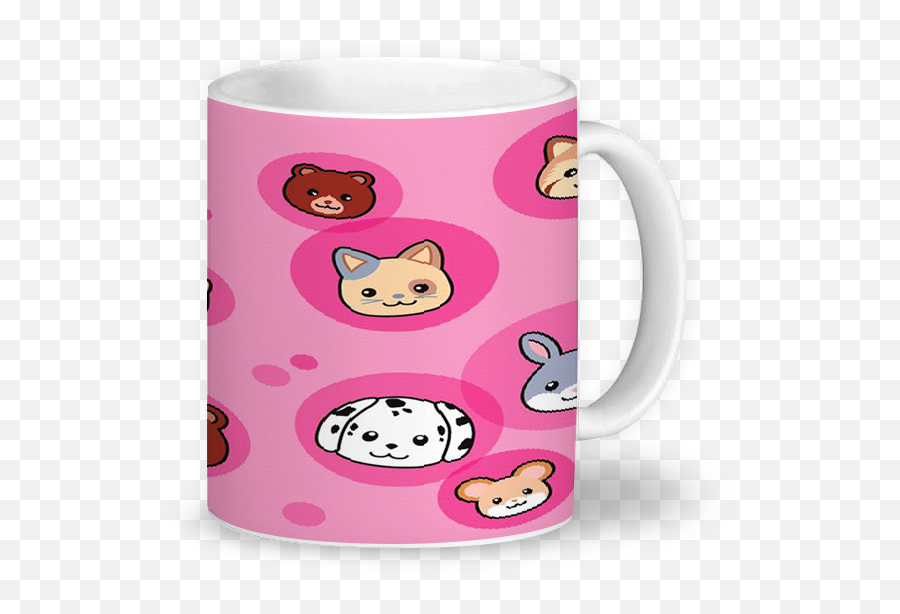 Caneca Bichinhos De Loja De Estampa Online Colab55 - Magic Mug Emoji,Emoticons Raposa