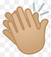 Medium - Clapping Hands Clipart Transparent Background Emoji,Clapping Emoji Png