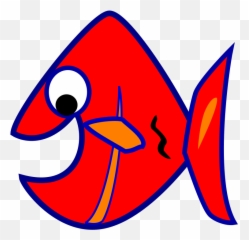 Bubbling Cartoon Fish Png Svg Clip Art - Dibujos De Los Colores Rojos Emoji,Magnify Glass Fish Emoji
