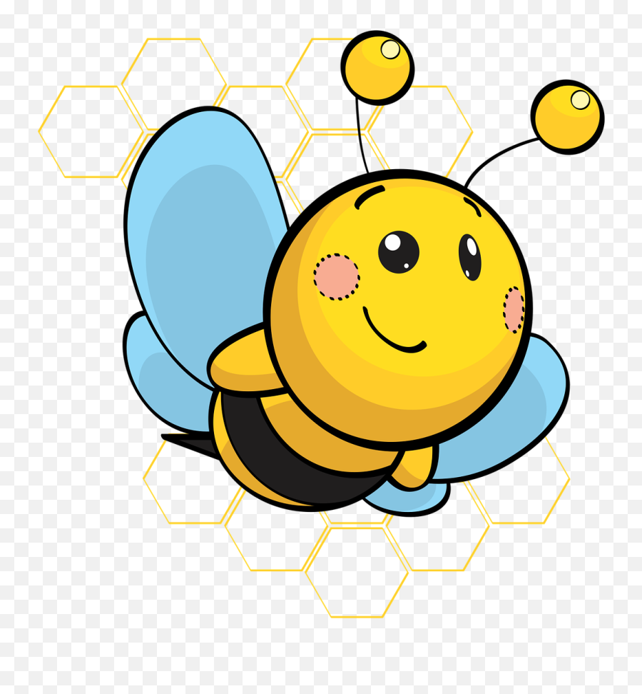 Bee Honeycomb Cartoon - Panal De Abeja Animado Emoji,Imma Bee Emoticons