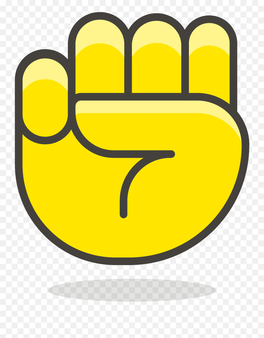Raised Fist Emoji Clipart Free Download Transparent Png - Icon Punho,Fist Emoji