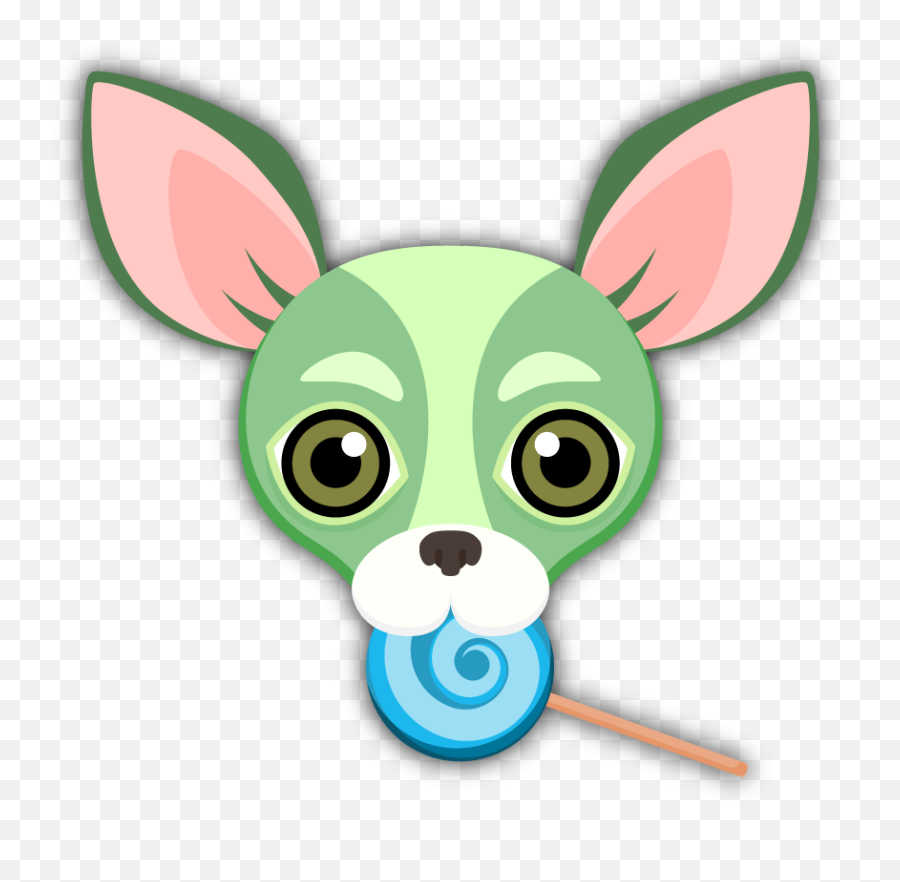 Green Saint Patricks Day Chihuahua - Chihuahua Cartoons Drinking Emoji,Pics Of The Lolipop Emojis