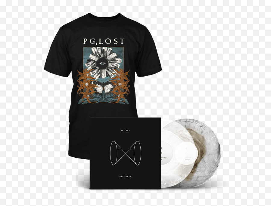 Pglost - Oscillate 2lp Tshirt Bundle Pelagic Records Pg Lost T Shirt Emoji,Bestie Love Emotion Flac