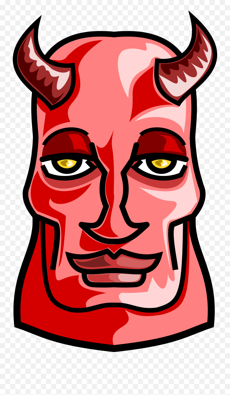 Red Devil Face Clipart Free Download Transparent Png - Fictional Character Emoji,Emojis Faces Devil