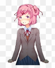 Discover Trending Enojado Stickers Picsart - Natsuki Ddlc Png Emoji,Enfadado Emoticon