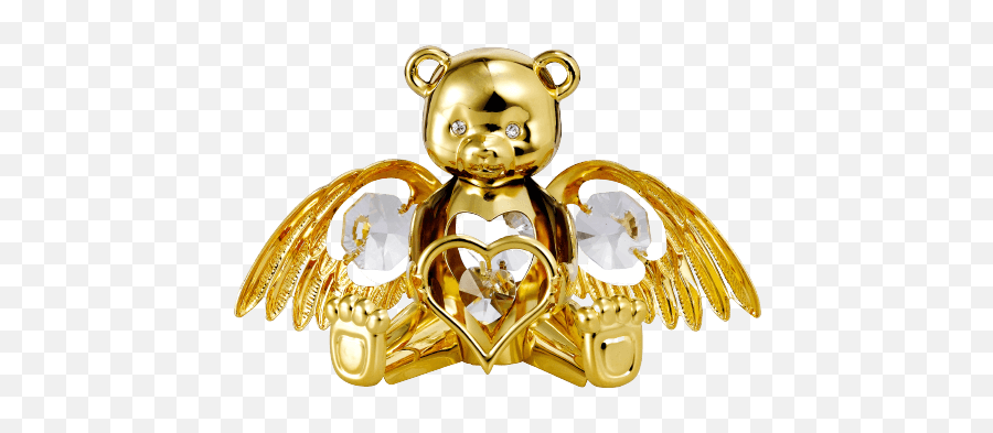 Angel Bear 24k Gold Plated Gift - Solid Emoji,Gold Is The Emotion Of God