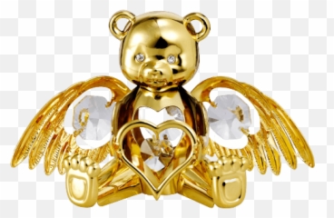 Angel Bear 24k Gold Plated Gift - Solid Emoji,Gold Is The Emotion Of God