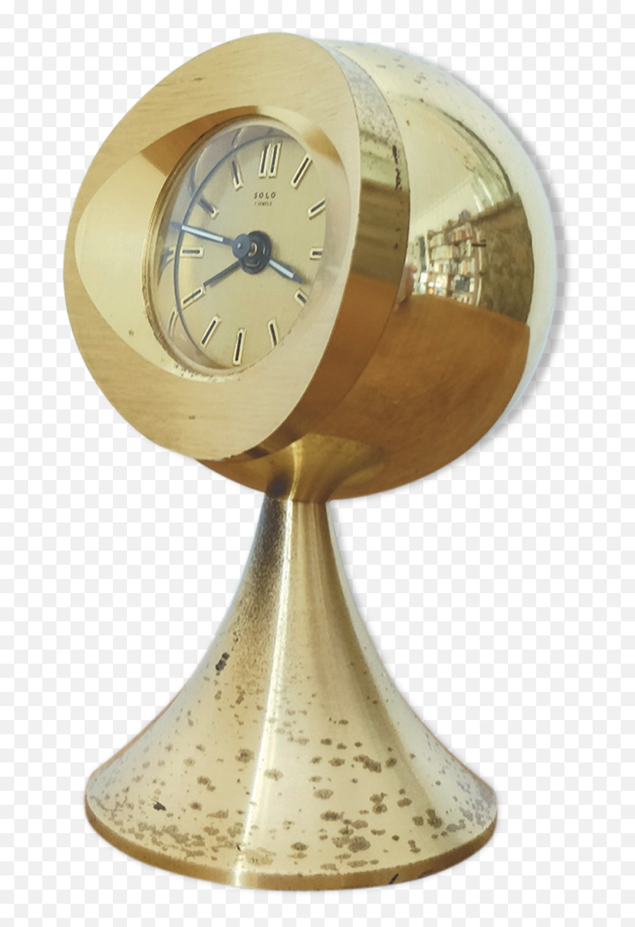 Vintage Solo 7 Jewels Brass Alarm Clock Selency - Solid Emoji,Emotion 'alarm Clock' Communication