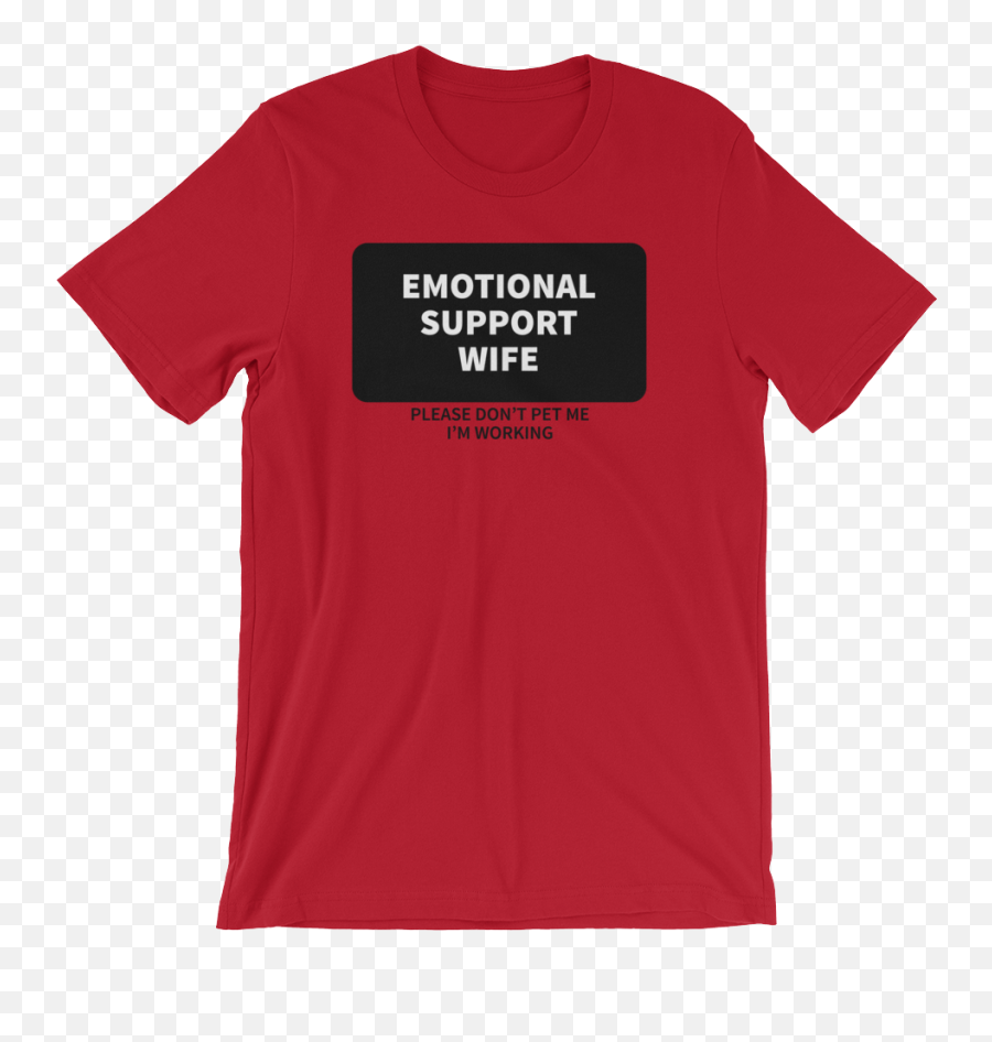 Emotional Support Wife T - Shirt Golf Gti Golf Vw Vector Emoji,Emotinally Detached But Wear Emotion On Sleeve