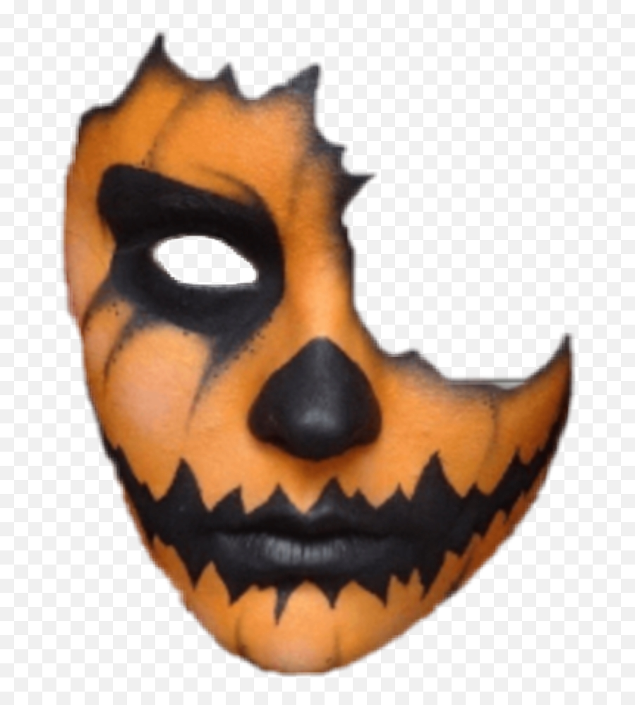 Halloween Mask Helloweenmakeup Sticker - Makeup Halloween Png Emoji,Emoji Halloween Mask