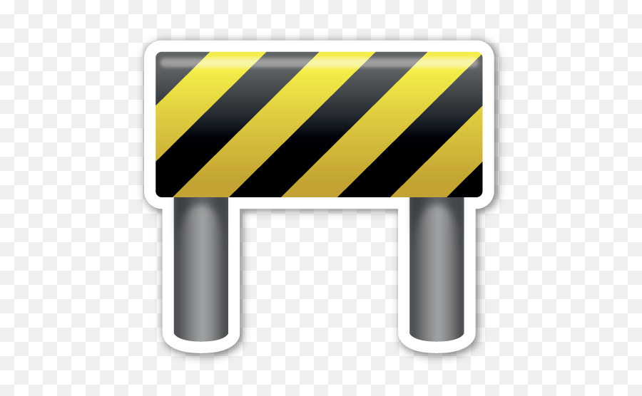 Construction Sign Construction Signs Signs Bar Decor - Horizontal Emoji,Building Emoji