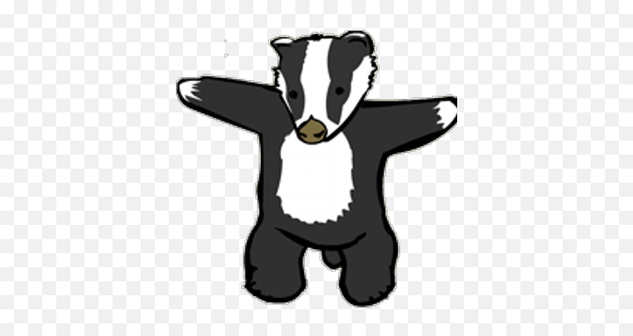 Ima Hufflepuff - Honey Badger Cartoon Gif Emoji,Hufflepuff Emoji