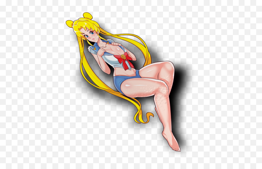Sailor Moon Moon Png - Sailor Moon Usagi W Crop Top Waifu Sailor Moon Waifu Emoji,Sailormoon Emoticons