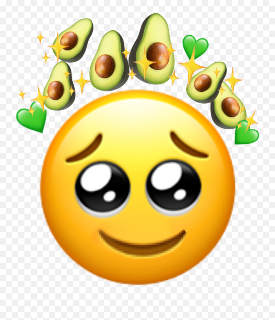 Emoji Avocado Sticker By Paige - Happy,Avocado Emoji Png