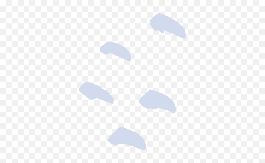 Snow Footsteps Hand Drawn - Dot Emoji,Emoticon Snowbirds