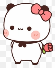Sticker Maker - 02 Panda Bear Michi And Boo Love Emoji,Emojis Para Decorar