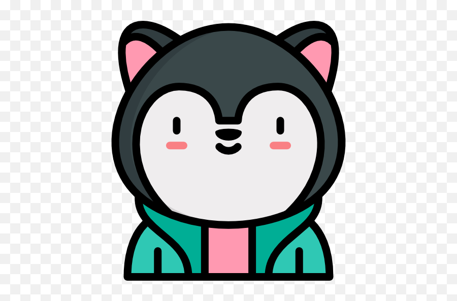 Siberian Husky - Free Smileys Icons Dot Emoji,Eskimo Emoji
