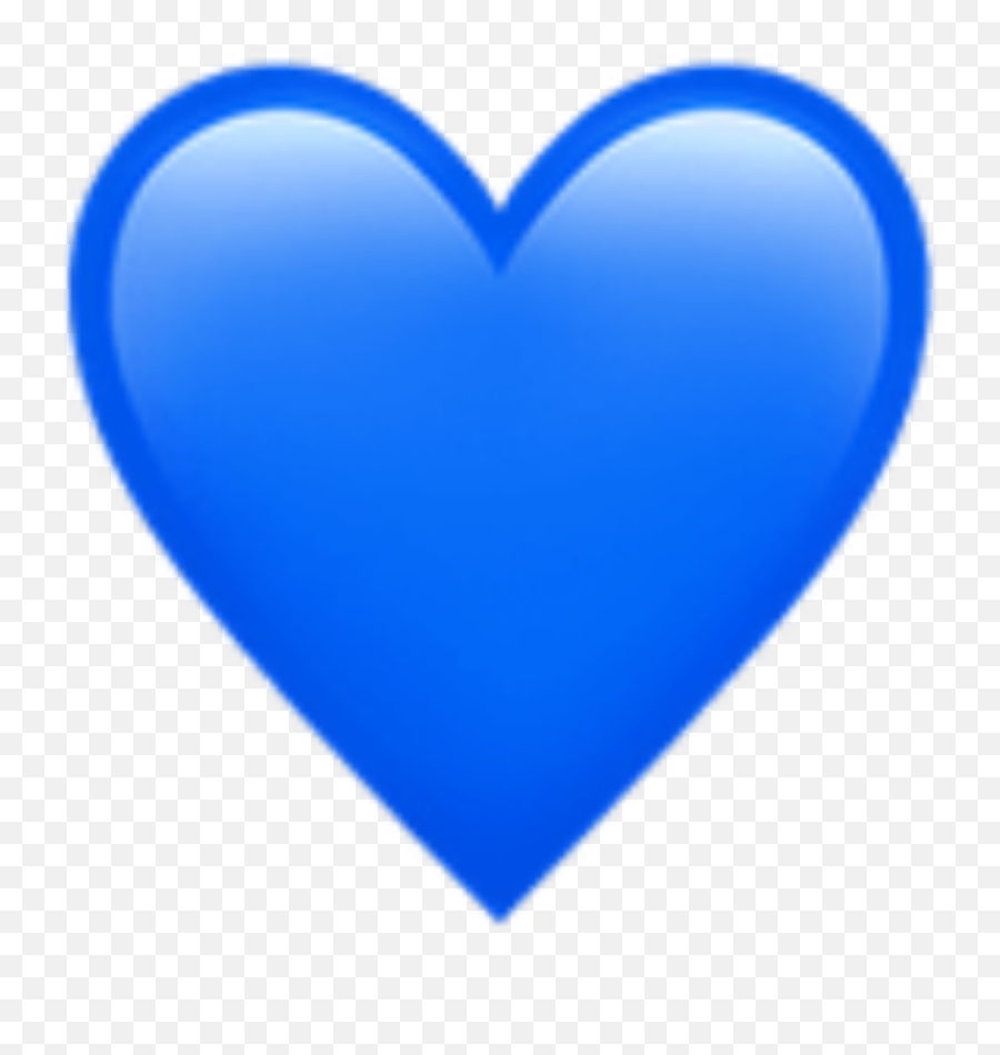 Emoji Emojiiphone Iphone Heart Blue Sticker By,Iphone Sticker Emoji