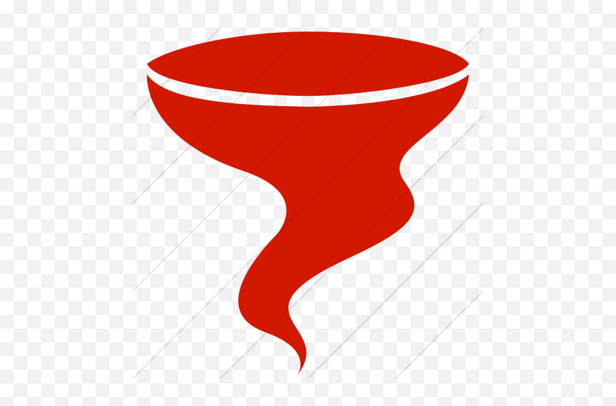 Iconsetc Simple Red Ocha Humanitarians Disaster Tornado Icon Emoji,Tornado Whatsapp Emoticons