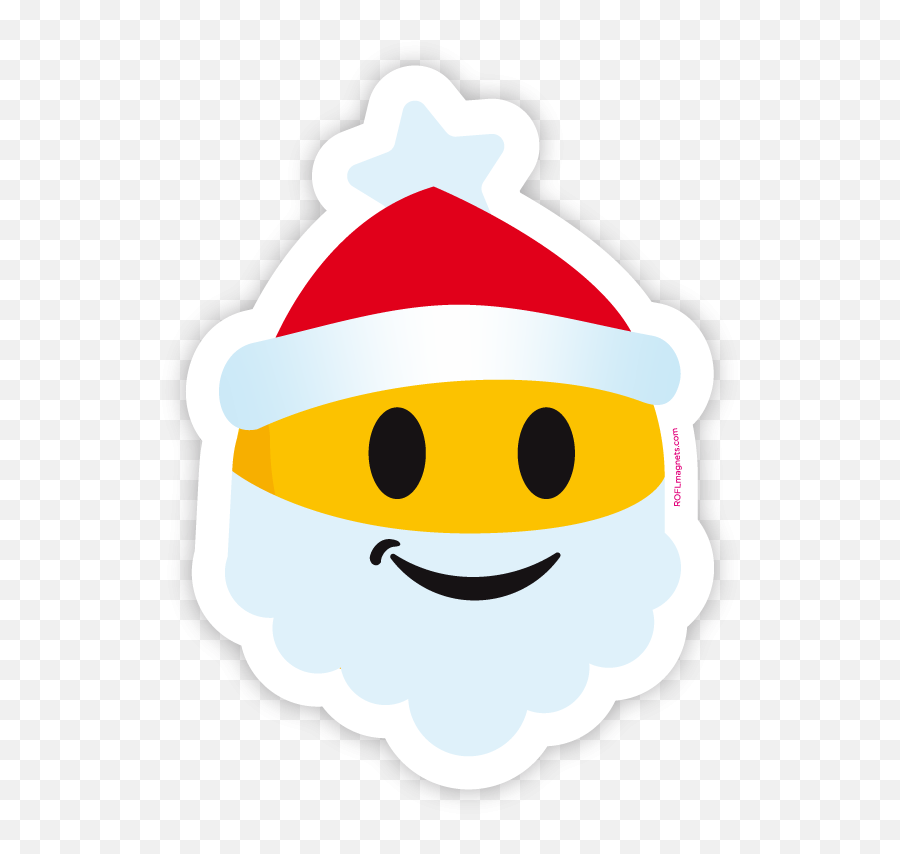 Bearded Santa Emoji - Happy,Rofl Emoji