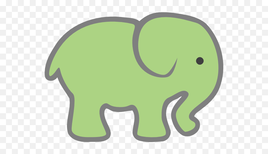 E Is For Elephant Coloring Page - Clip Art Library Emoji,Anamated Baby Elephant Emoji
