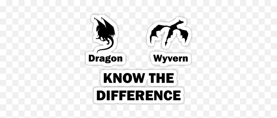 The Difference Between Wyverns And Dragons U2014 Elder Scrolls Emoji,Dragons & Snakes Emoji