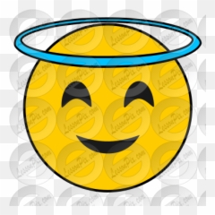 Innocent Picture For Classroom Therapy Use - Great Emoji,Angelic Emojis
