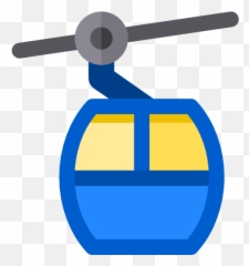 Cabin Ski Resort Cable Car Cabin Transportation Emoji,Cabin Emoji