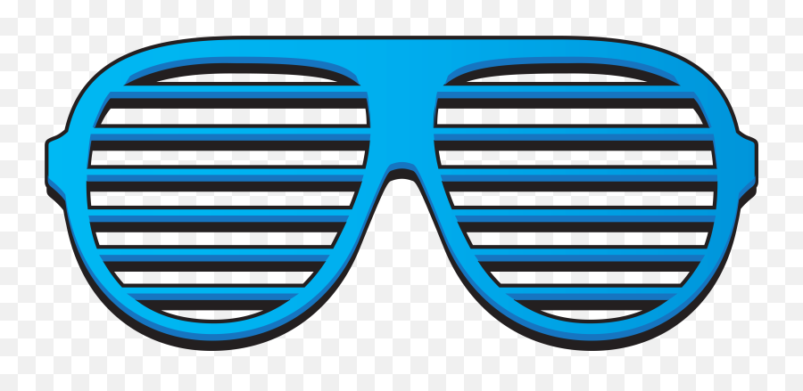 Sunglasses Clipart Small Sunglasses Small Transparent Free - 80s Shutter Glasses Png Emoji,Shudder Emoji