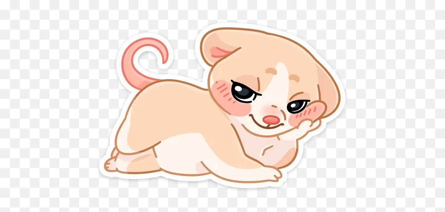 Telegram Sticker From Pack Emoji,Feerret Emoji