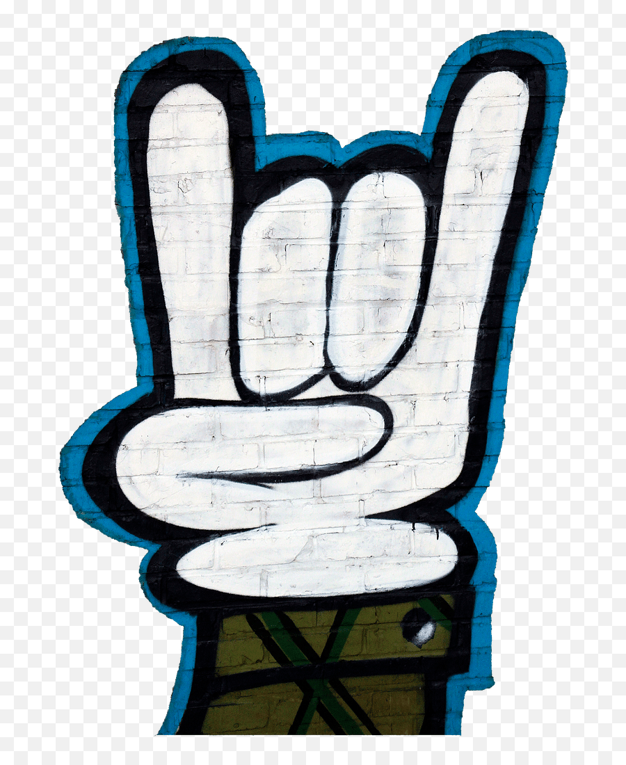 Graffiti Hand Cornuta Horns Horned Hand - Pichação Png Emoji,Devil Hand Emoji