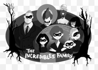 Clipart Family The Incredibles Clipart - Addams Family Tumblr Fanart Emoji,Incredibles Emoji