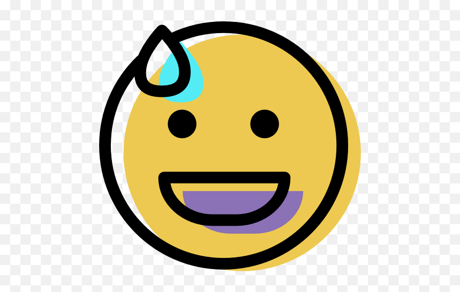 Happy 6 Emoticon Emo Free Icon Of - Emoticon Emoji,6 Emoticon