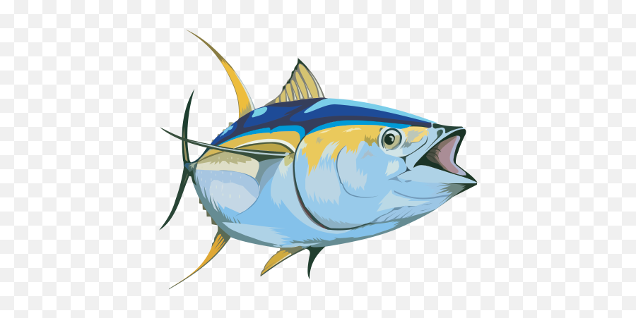 Tuna Clipart Bonito Tuna Bonito Transparent Free For - Yellowfin Tuna Transparent Emoji,Swordfish Emoji
