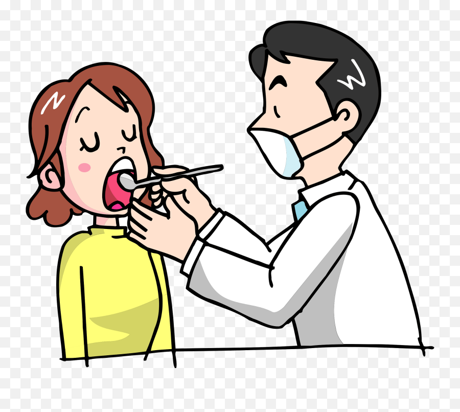 Dentist With Patient Clipart - Open Wide Clipart Emoji,Dentist Chair Emoji