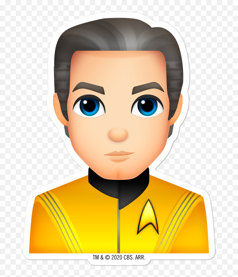 The Trek Collective Cute Star Trek Character Emoji Stickers - Star Trek Strange New Worlds Art,Ninja Emoji