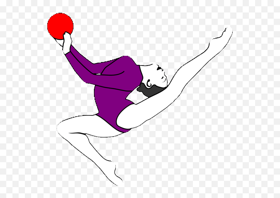 Gymnastics Vault Emoji - Ball Rhythmic Gymnastics Clipart,Skyrim Emoji